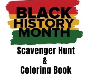 Black History Month – Scavenger Hunt & Coloring Book