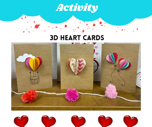 3D HEARTS Take-N-Make