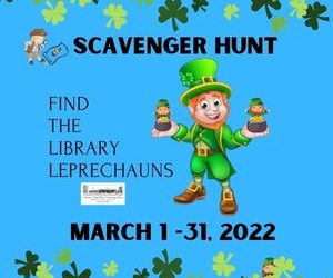 Scavenger Hunt – Find the Library Leperchauns