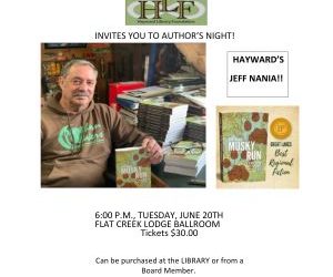 Hayward Library Foundation’s Author’s Night – Featuring Jeff Nania