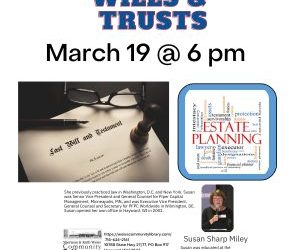 Wills & Trusts- Presented by Susan Miley