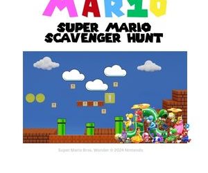 Mario Brothers Scavenger Hunt