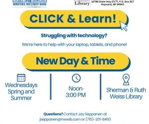 Click and Learn – Wednesdays!!