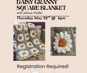 Crochet a Daisy Granny Square Blanket with Jalissa mullet
